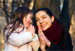 a mother and daughter